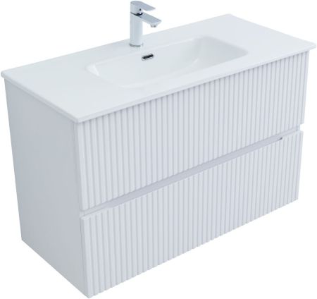 Тумба под раковину Aquanet Джейн 100 белый матовый, артикул 00313288