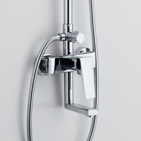 Душевая система Сантаком stOmega 7706, хром, артикул 7706