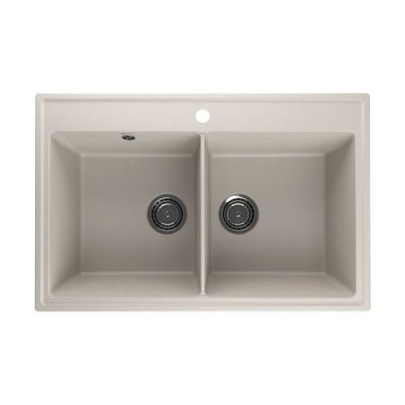 Кухонная мойка Ulgran Quartz Ruma 780-02, лен, артикул Ruma 780-02