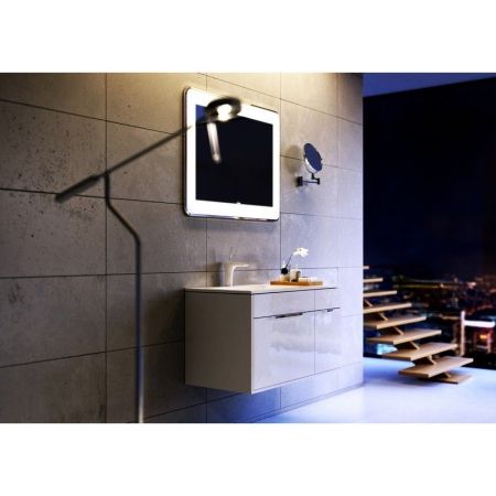 "Malaga" тумба под умывальник подвесная левая, цвет белый Mal.01.09/L, ТМ «AQWELLA», артикул Mal.01.09/L