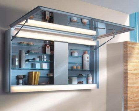 Зеркальный шкаф Keuco Edition 300 65 30201 171201 с подсветкой Белый, артикул 30201171201