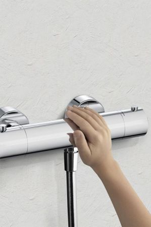 Смеситель для душа Kludi Objekta 352000538 с термостатом Хром, артикул 352000538