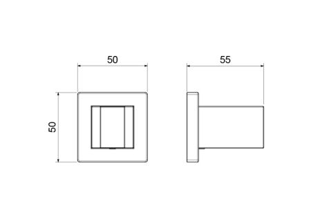 Держатель ручного душа AQUATEK, матовый черный AQ2401MB, артикул AQ2401MB