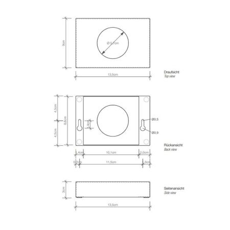 Decor Walther FB 5 Контейнер для гигиенических пакетов, цвет: черный матовый, артикул 0802060