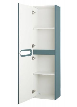 ETNA Шкаф подвесной с двумя распашными дверцами с доводчиками, с двумя полками, Бежевый матовый, 400x300x1500, ETNA-1500-2A-SC-CО, артикул ETNA-1500-2A-SC-CO