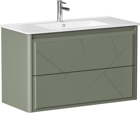 Тумба под раковину Allen Brau Paris 100 1.360002.CGM оливая матовый, артикул 1.360002.CGM