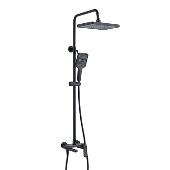 Душевая система Shevanik S4536H, черный