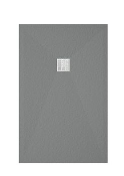 Zenon Smart Korvit, поддон из искусственного камня с покрытием Gel Coat 100х100, цвет Cemento (цемент)