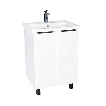 Тумба VIANT "Берлин" 2 ств белая 444х570х820 под раковину .S-UM-MOD60/1 (MODUO 60) (VBER60MDBEL-T2ST)