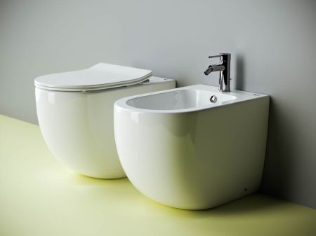 Напольный приставной унитаз Metropol Rimless CN4004, артикул CN4004