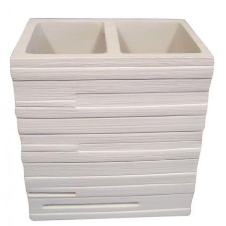 Стакан для зубных щеток Ridder Brick 22150201 Белый