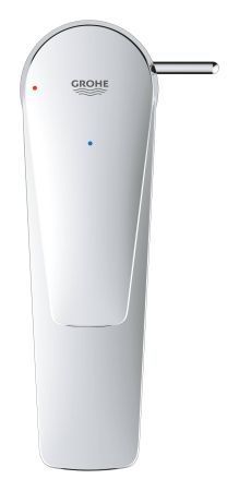 Смеситель для раковины GROHE BauEdge с рычажным донным клапаном, размер M, хром (23759001), артикул 23759001