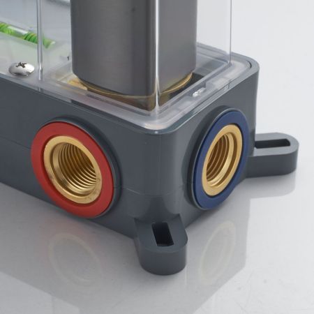 Смеситель для раковины встраиваемый Shevanik S9941T, оружейная сталь