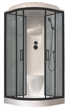 Душевая кабина Royal Bath  RB 90HK6-GT-BL (серое/прозрачное)