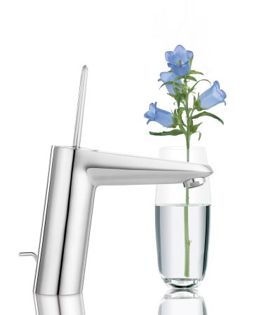 Смеситель для раковины GROHE Eurodisc Joy с донным клапаном, средний излив, хром (23427000), артикул 23427000