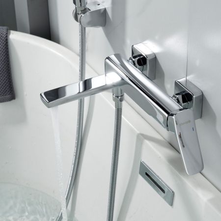 Смеситель для ванны Shevanik S9952, хром