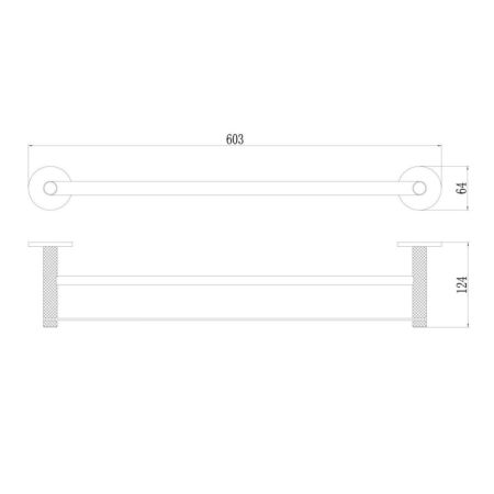 Полотенцедержатель Savol S-002148Q, графит, артикул S-002148Q