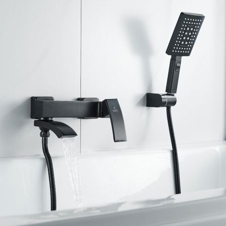 Смеситель для ванны Rose R1552H, черный