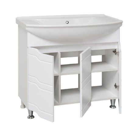 Тумба под раковину Runo Стиль 75 4620750025526 Белая