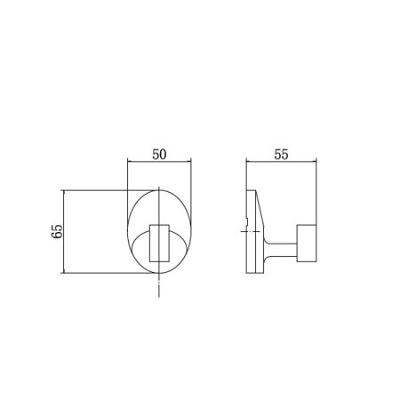 Крючок для ванной комнаты FASHUN A1605-1, хром
