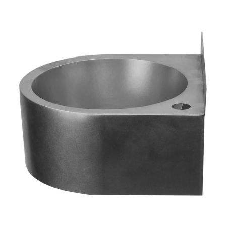 Раковина настенная полукруглая Тругор РН 004 (310) 1,2, сатин, артикул РН 004 (310) (1,2)