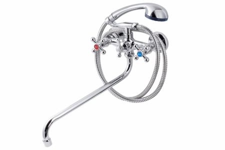 Смеситель для ванны с душем FAUZT FZs-428-54 тип См-ВУДРНШлА, артикул FZs-428-54