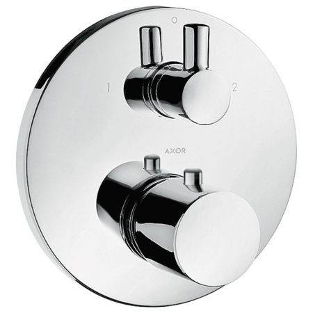 AX Uno Встраиваемый термостат для душа, 2 потреб, (внешняя часть), цвет: хром, артикул 38720000