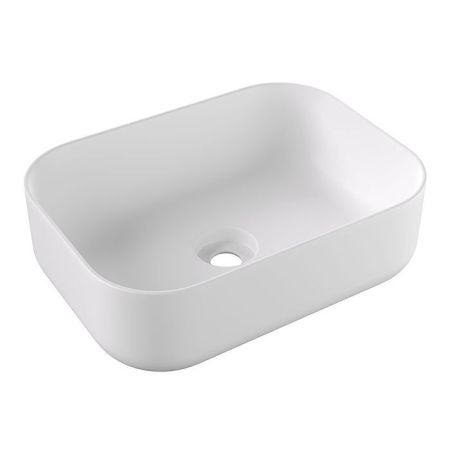 Раковина, Alice, Unica, ширина, мм-500, глубина, мм-370, высота, мм-165, тип установки-накладной (настольный), отверстия для смесителя-отсутствуют, без перелива, материал-керамика, вид грязеотталкивающего покрытия-Aliglaze+, цвет-белый матовый