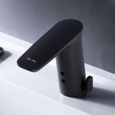 F50A02322 Inspire V2.0 смеситель для умывальника сенсорный, черный, шт.