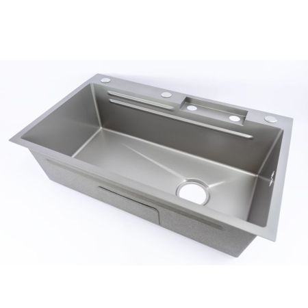 Многофункциональная кухонная мойка Fmark FSC003T, серый