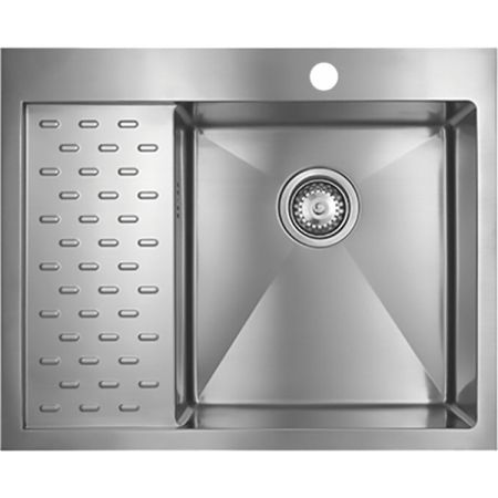 Мойка Seaman Eco Marino SMB-6351PLS, два отверстия (Ø35мм), комплектация с вентиль-автоматом, артикул SMB-6351PLS.B