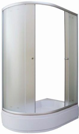 Душевой уголок Parly ZEM120R 120х195 профиль Сатин стекло матовое