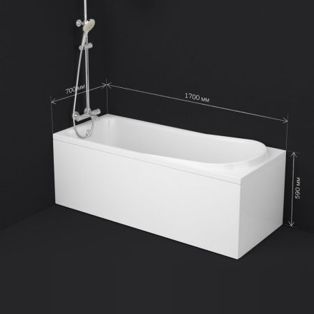 W80A-170-070W-A Like, ванна акриловая A0 170х70 см,шт