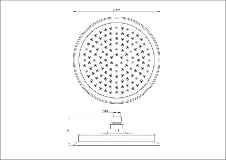 Тропическая лейка для душа WONZON & WOGHAND, Хром (WW-88DP05-CR) Тропическая лейка для душа WONZON & WOGHAND, Хром (WW-88DP05-CR)