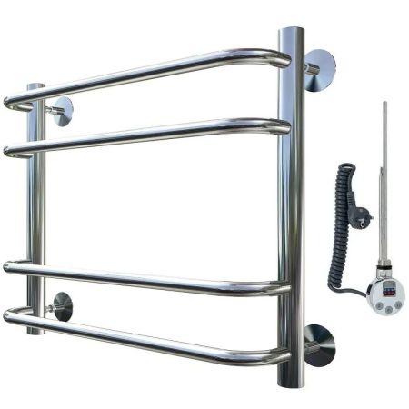 Электрический полотенцесушитель Тругор Идеал 2 элТЭН 50x40 Хром, артикул Идеал2/элТЭН5040