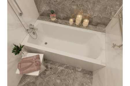 Ванна акриловая Vayer Milana Гл000024269, 155x70, артикул Гл000024269