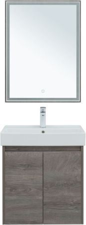 Мебель для ванной Aquanet Nova Lite 60 дуб рошелье (2 дверцы), артикул 00302533