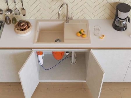 Мойка, OMOIKIRI, Sakaime, с крылом, ширина, мм-780, глубина, мм-500, высота, мм-220, тип установки-встраиваемый, отверстия для смесителя-4 промаркированных, с переливом, сифон и донный клапан в комплекте, материал-Tetogranit, крепления в комплекте, цвет-L, артикул 4993555