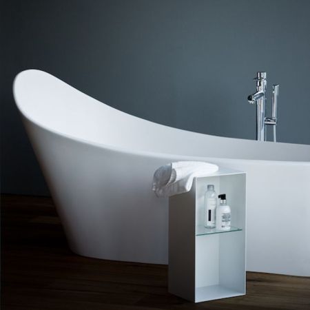 Laufen Palomba Ванна 1800x890x540мм,  свободностоящая, аэромассаж, подсветка,  материал: композит, цвет: белый, артикул 2.4580.2.000.625.1