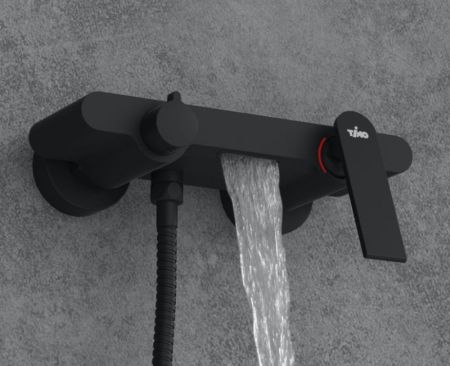 Смеситель для ванны Timo Anni 2714/03Y Черный, артикул 2714/03Y