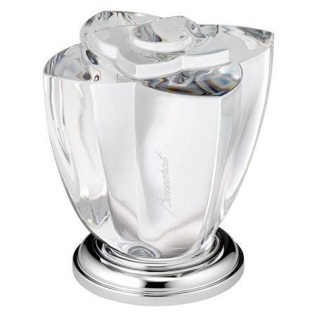 THG PETALE DE CRISTAL CLAIR Вентиль смесителя для раковины, стекло прозрачное, цвет хром