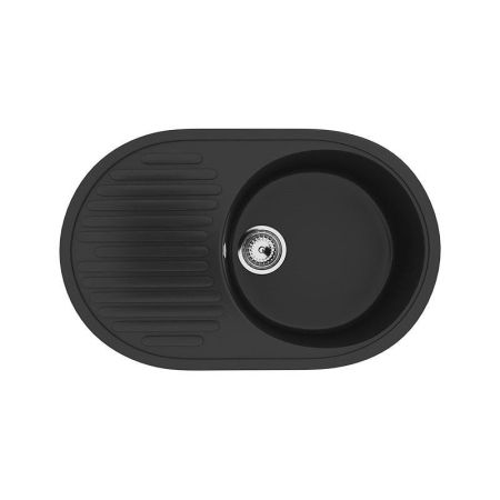 Кухонная мойка Ulgran U-107-344, ультра-черный, артикул U-107-344