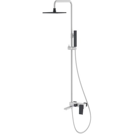 Душевая система Boheme Q 148-WB.2 Белая Черная, артикул 148-WB.2