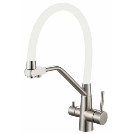 Смеситель для кухни с подключением к фильтру Fmark FS0662-L02, сатин