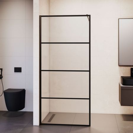 Душевая перегородка RGW WA-019B (Рисунок - черный принт, 700), артикул 351001970-84