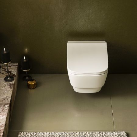 Сиденье для унитаза с микролифтом Dreja 88.0002, белый, артикул 88.0002