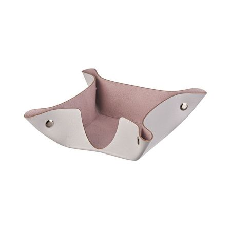 ADJ Подставка для бумажных блоков, 10x10xH4 см., цвет: устричный/пепельная роза, артикул 105.02/07