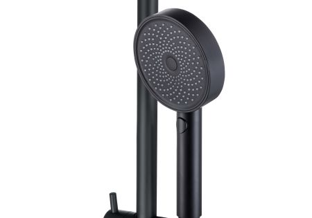 Душевой гарнитур 3jet 73см AQUATEK, матовый черный AQ2031MB, артикул AQ2031MB