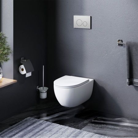 C111700SC Awe подвесной унитаз FlashClean с сиденьем микролифт, артикул C111700SC