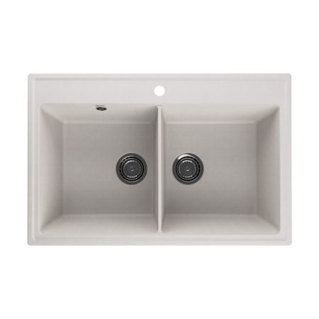 Кухонная мойка Ulgran Quartz Ruma 780-01, жасмин, артикул Ruma 780-01